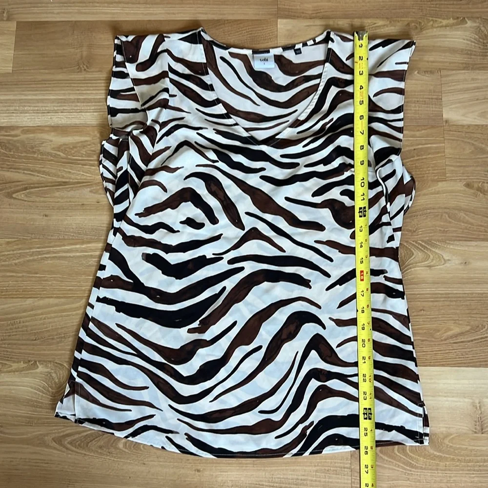 Cabi Animal Print Blouse_4